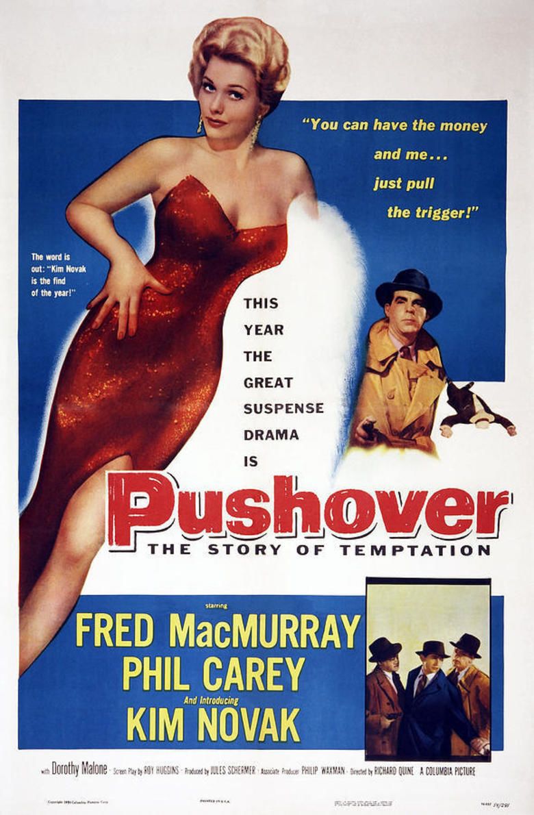 Pushover (film) movie poster