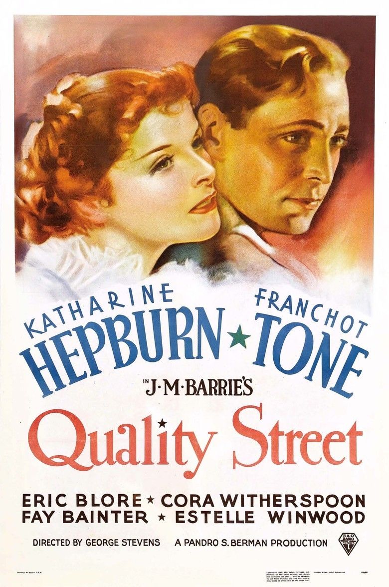 Quality Street (1937 film) movie poster