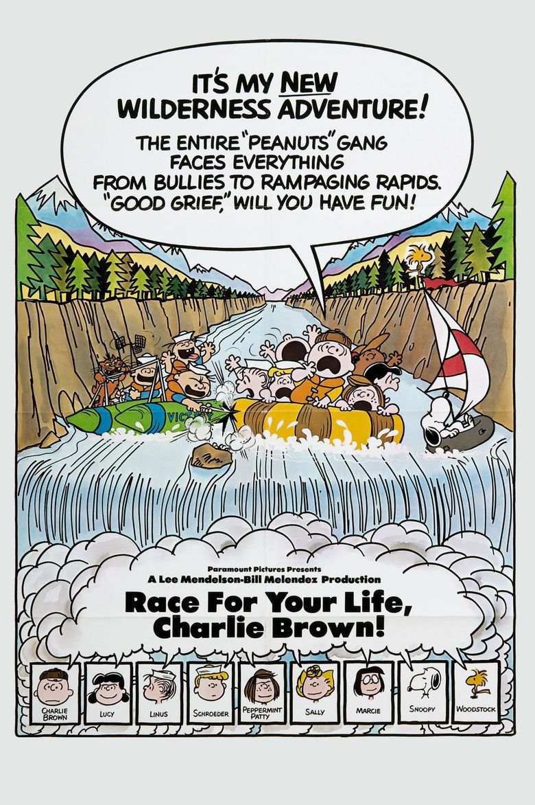 Race for Your Life, Charlie Brown movie poster