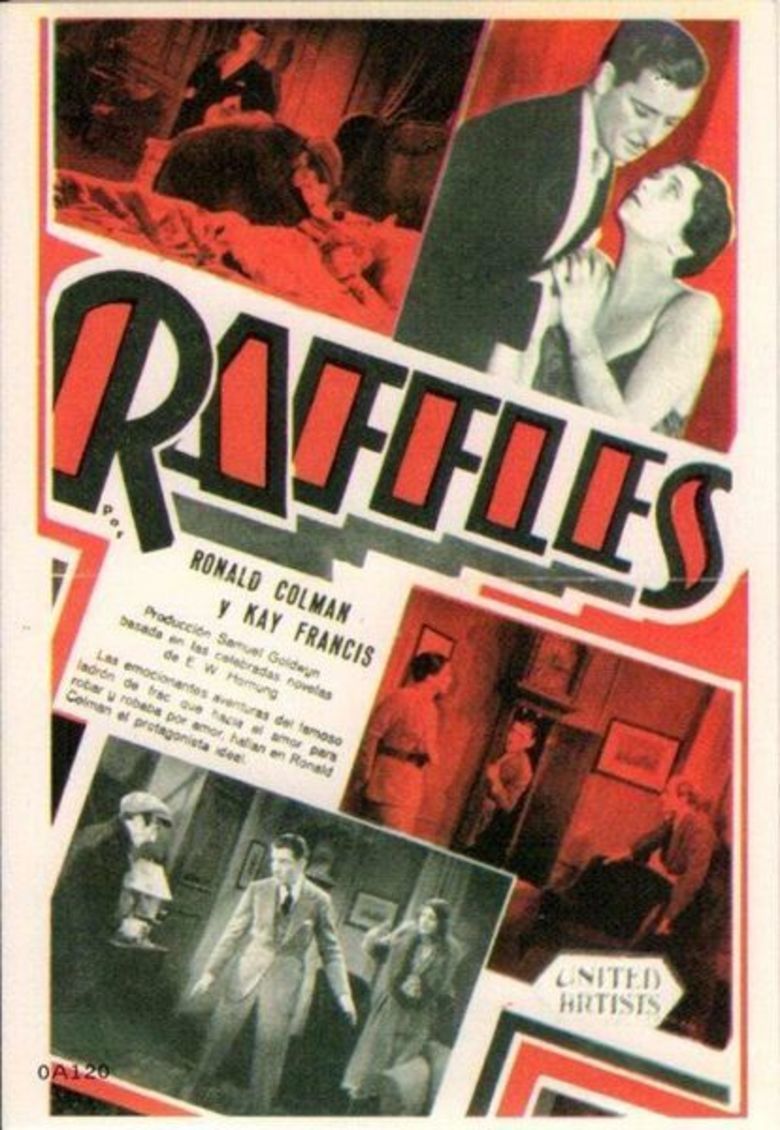 Raffles (1930 film) movie poster