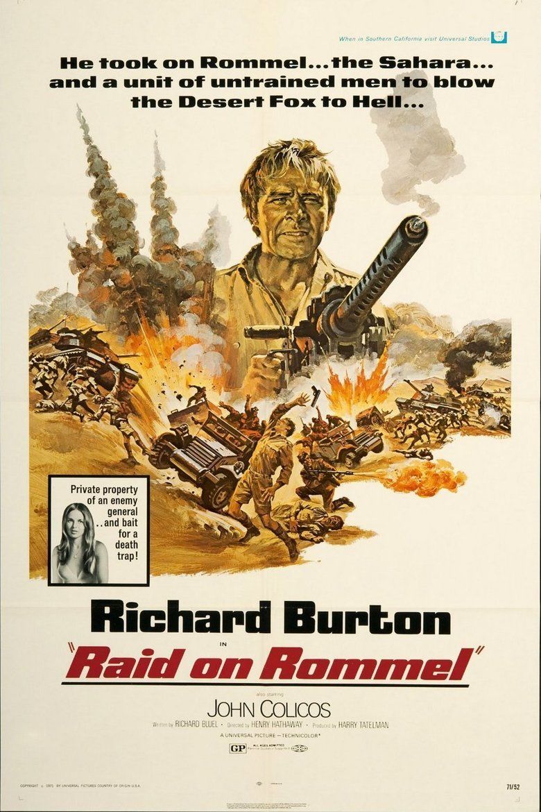 Raid on Rommel movie poster