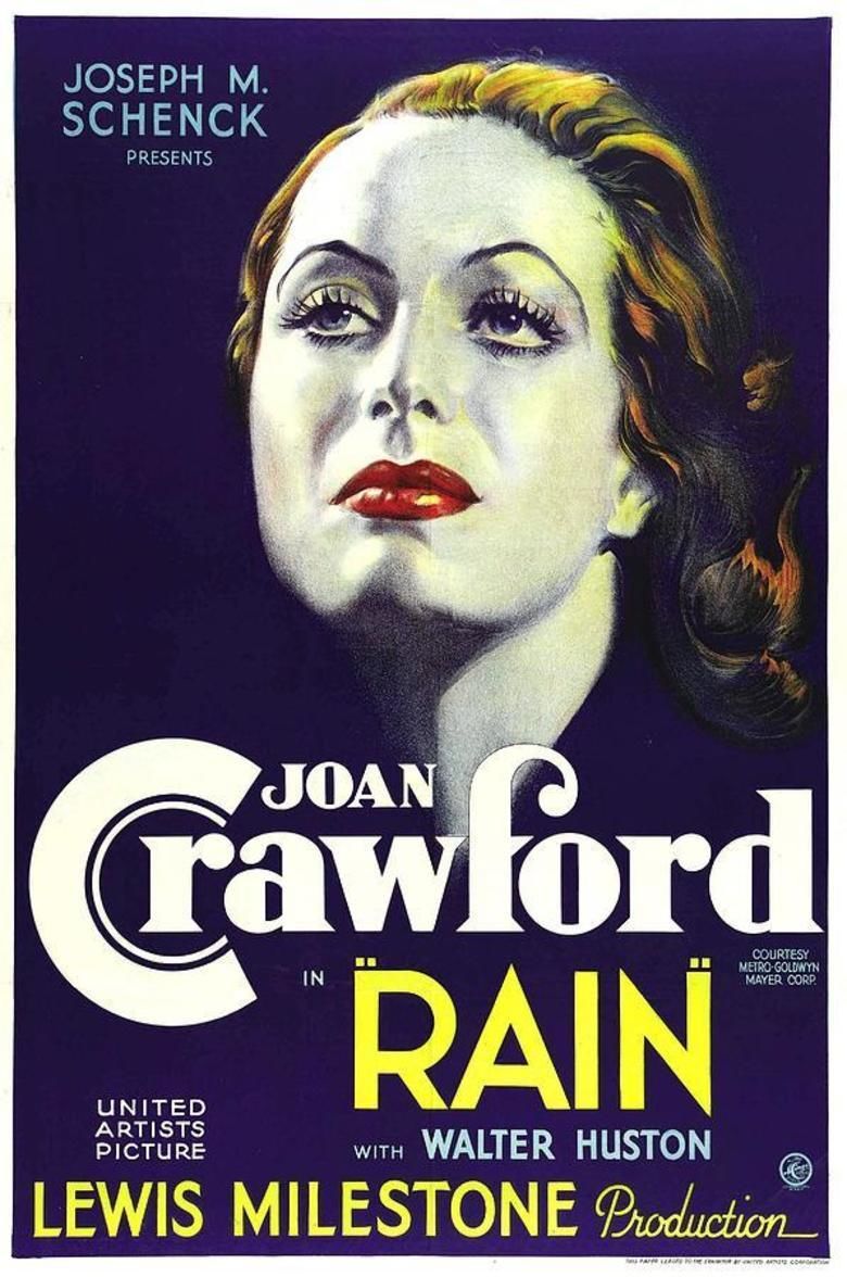 Rain (1932 film) movie poster