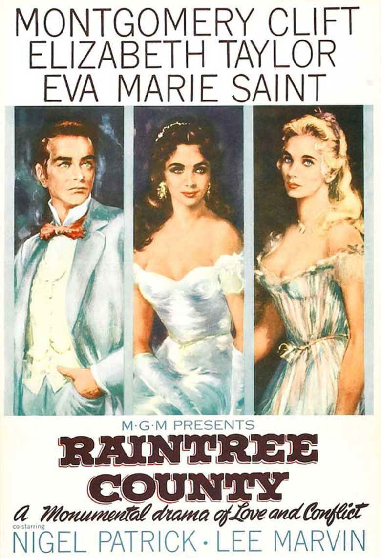 Raintree County (film) movie poster