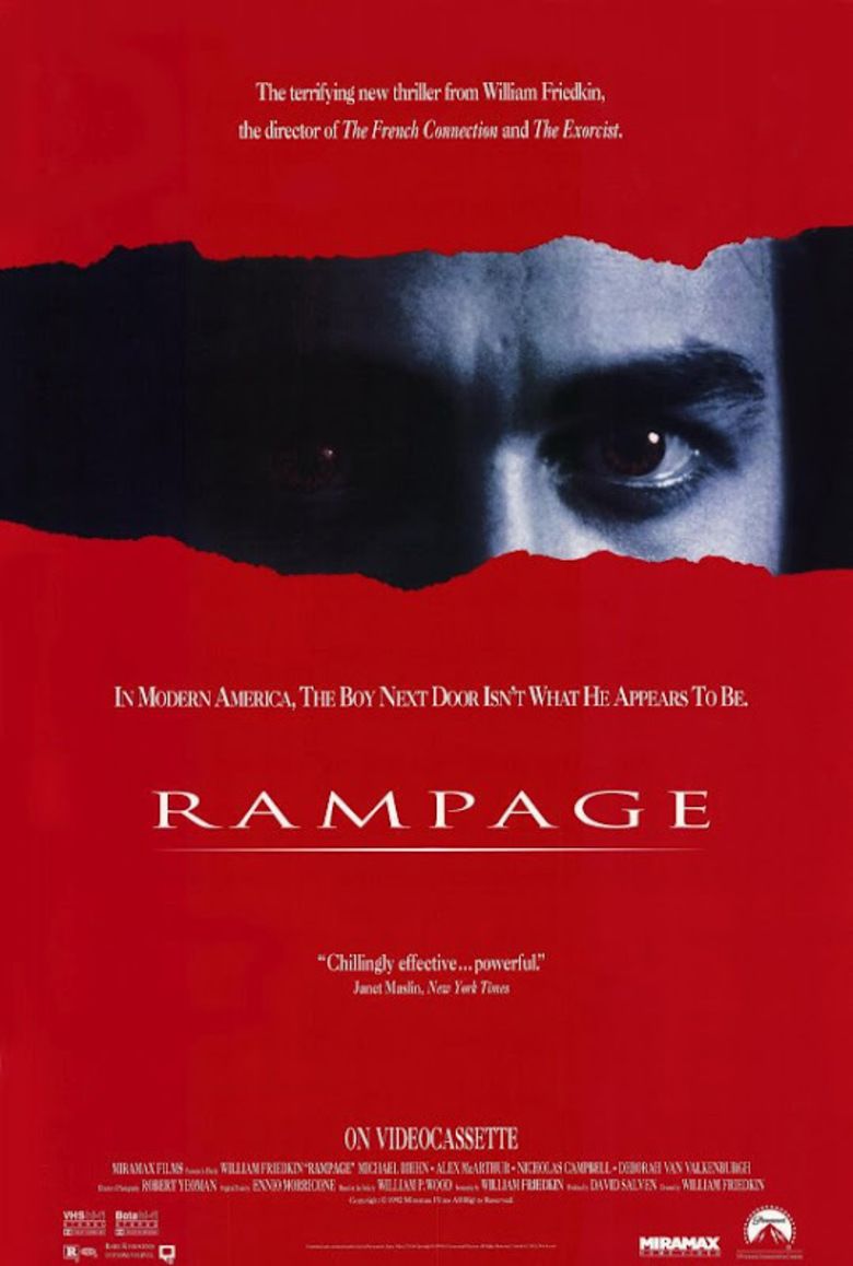 Rampage (1987 film) movie poster