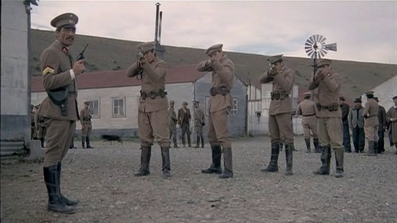 Rebellion in Patagonia movie scenes