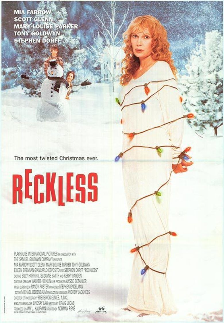 Reckless (1995 film) movie poster