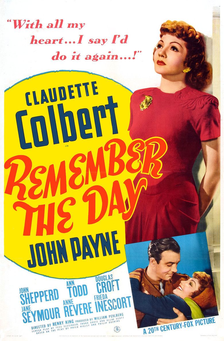 Remember the Day movie poster