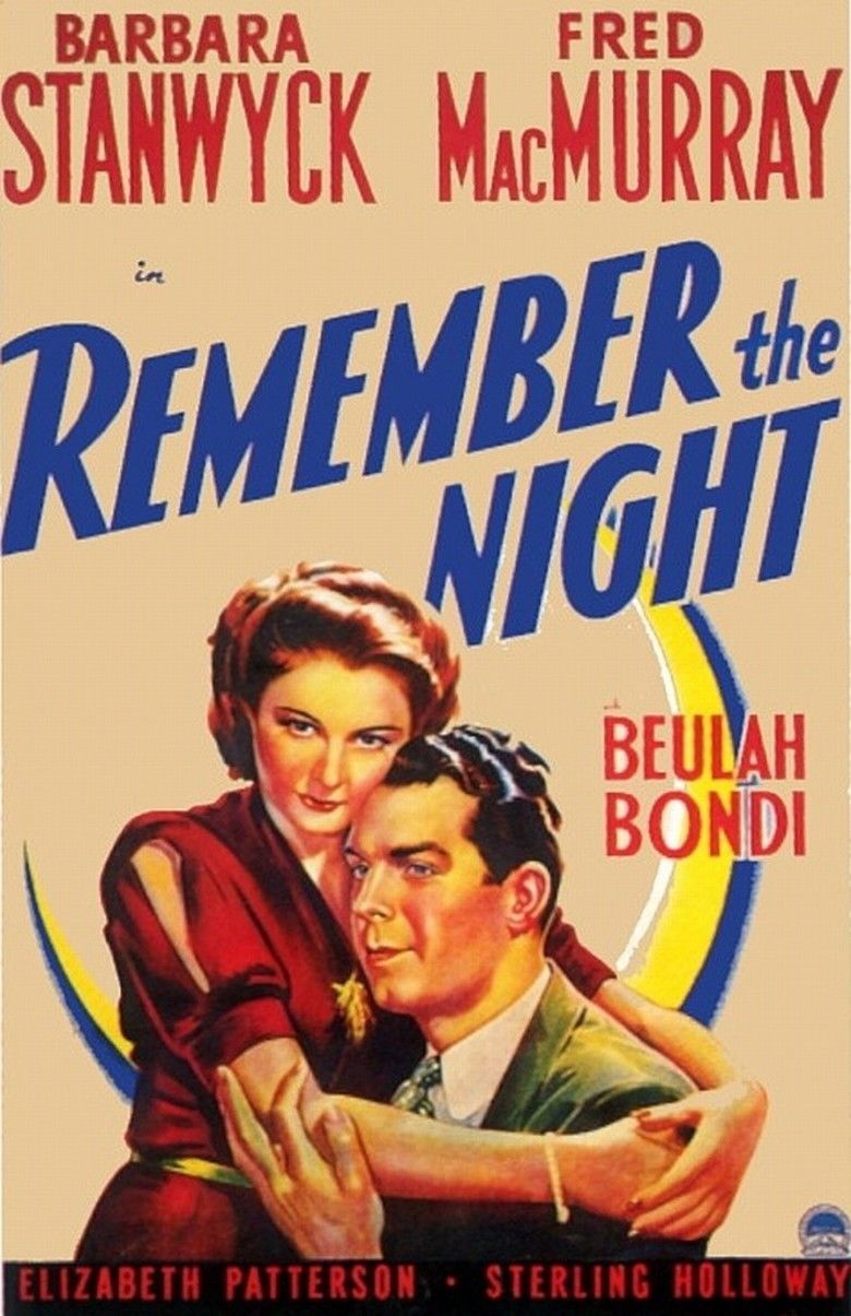 Remember the Night movie poster
