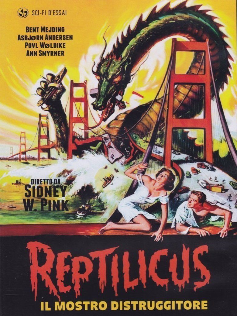 Reptilicus отзывы. Рептиликус 1962. Рептиликус Постер. Комикс Рептиликус.