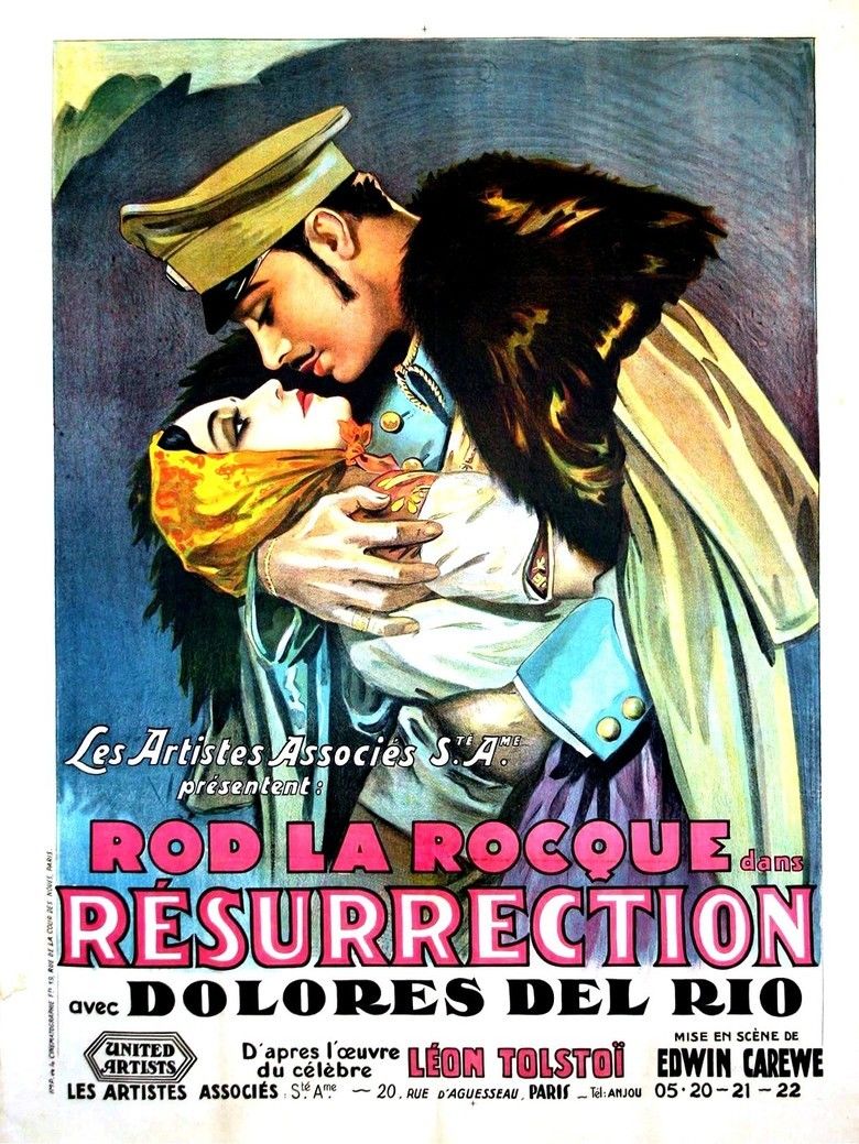 Resurrection (1927 film) movie poster