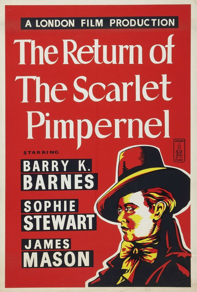 Return of the Scarlet Pimpernel movie poster