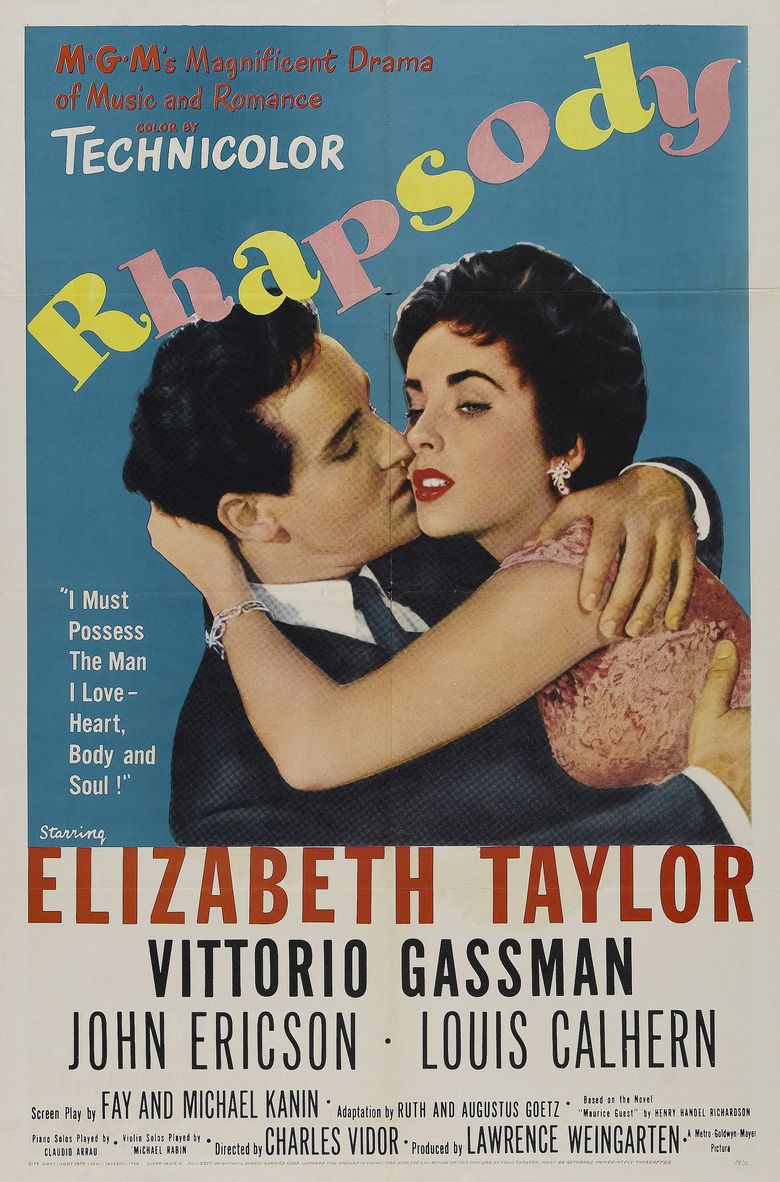 Rhapsody (film) movie poster