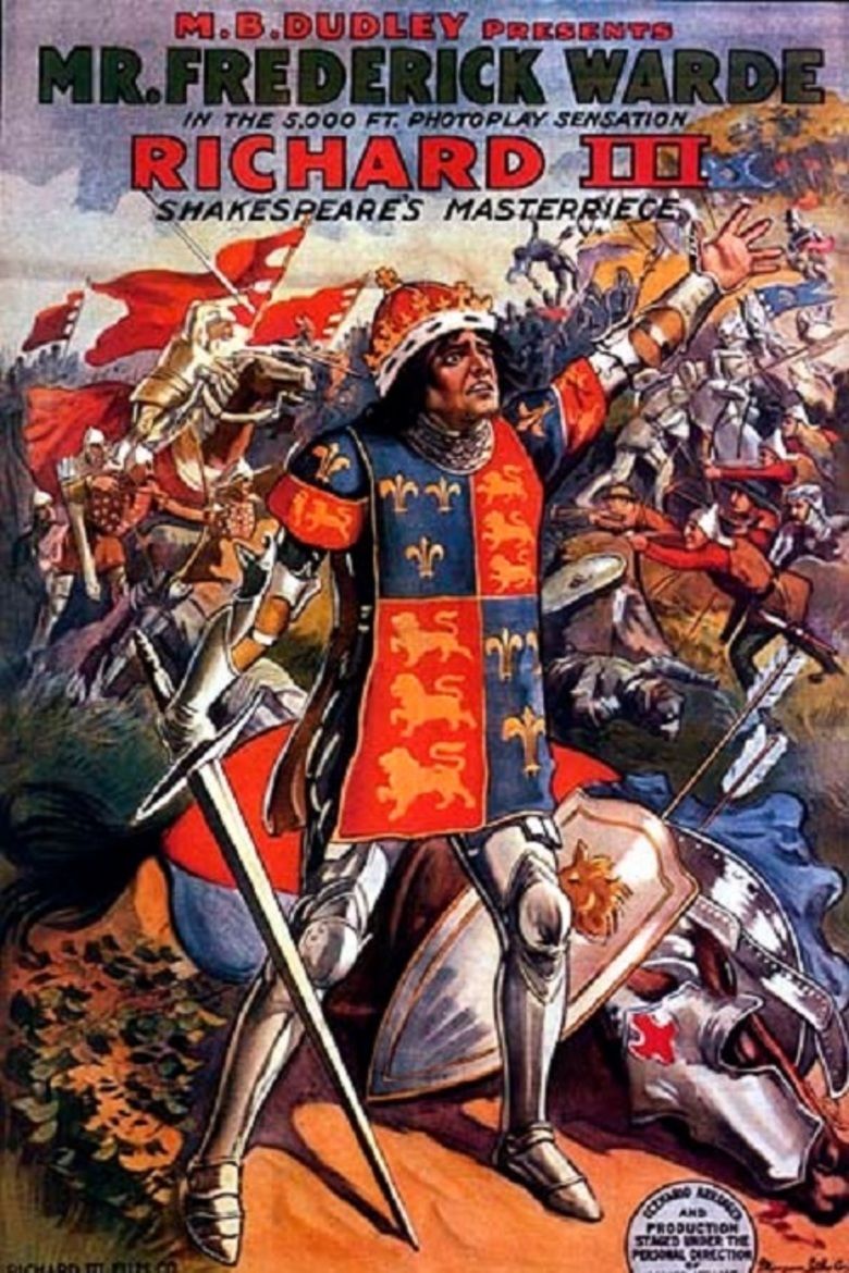Richard III (1912 film) movie poster