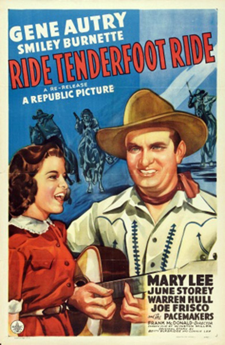 Ride, Tenderfoot, Ride movie poster