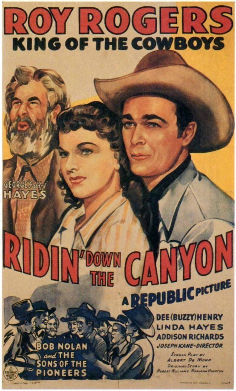 Ridin Down the Canyon movie poster