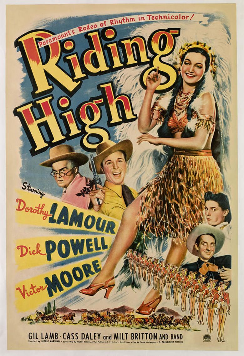 Riding High (1943 film) movie poster