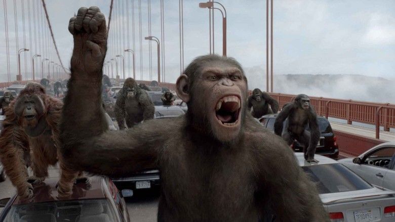 Rise of the Planet of the Apes movie scenes