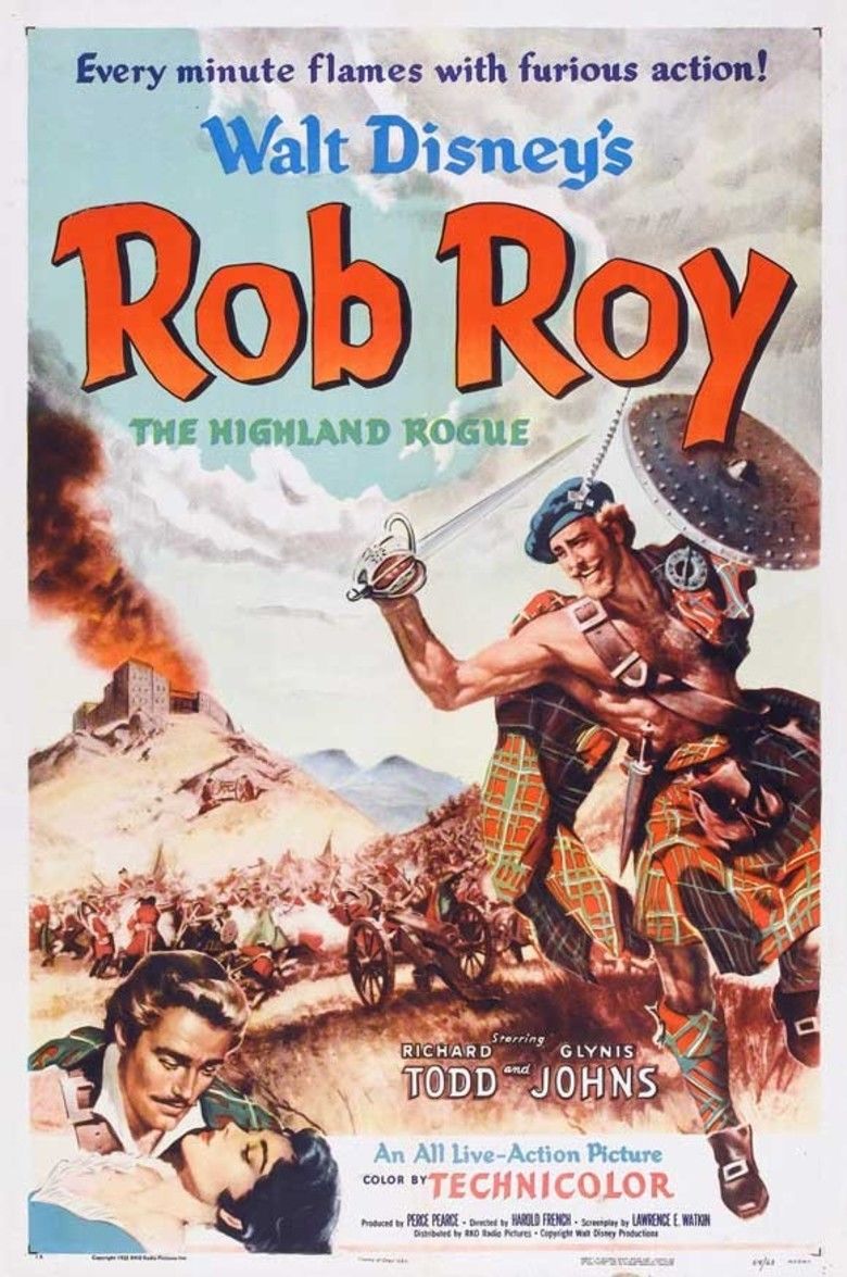 Rob Roy, the Highland Rogue movie poster