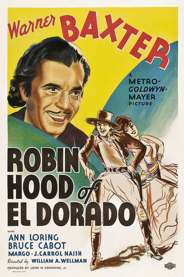 Robin Hood of El Dorado (film) movie poster