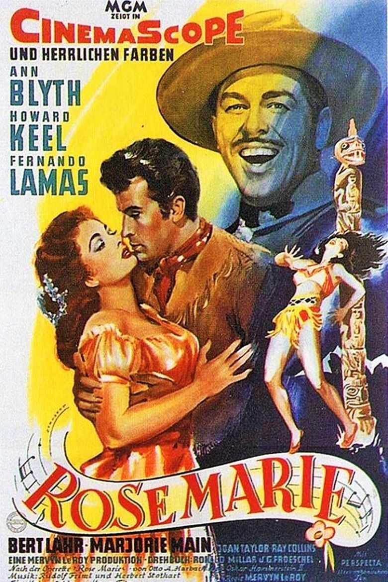 Rose Marie (1954 film) movie poster