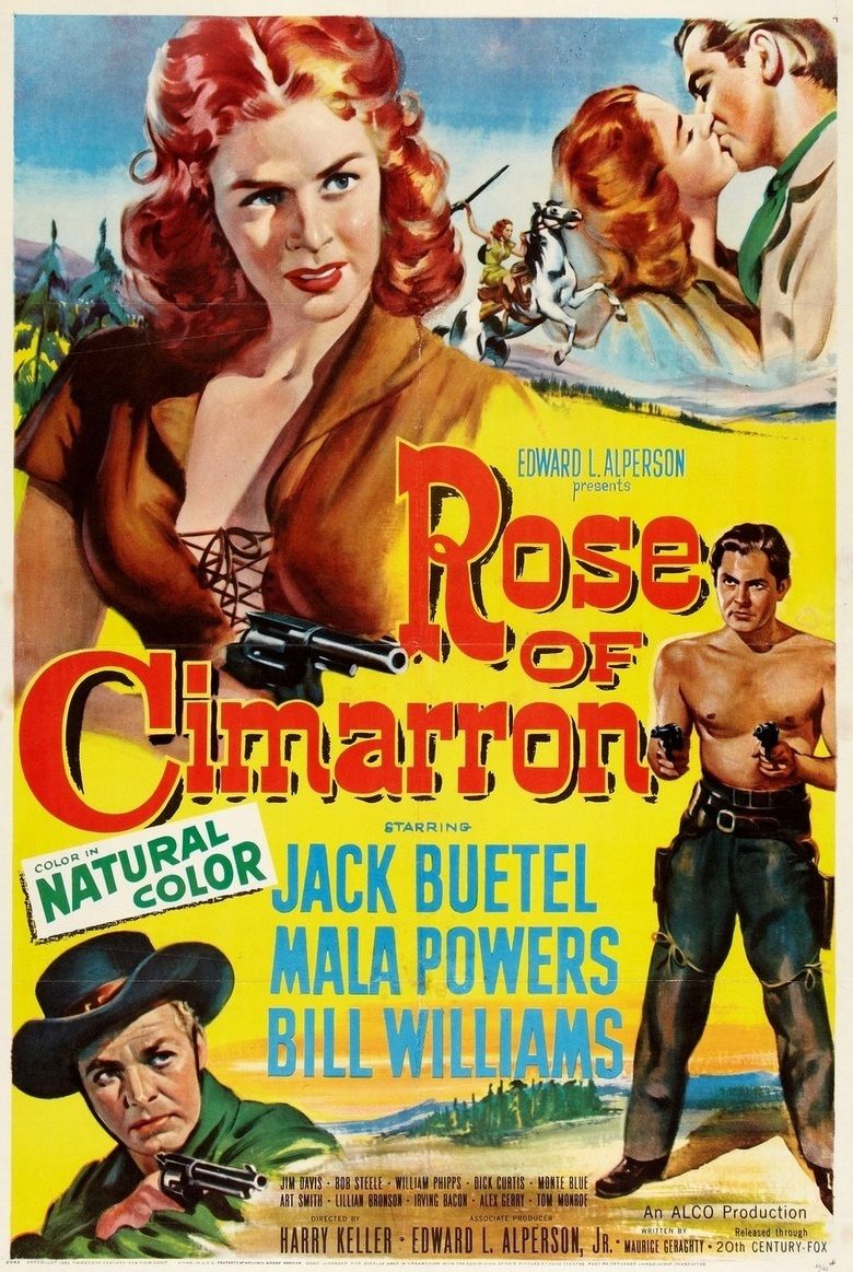 Rose of Cimarron (film) movie poster