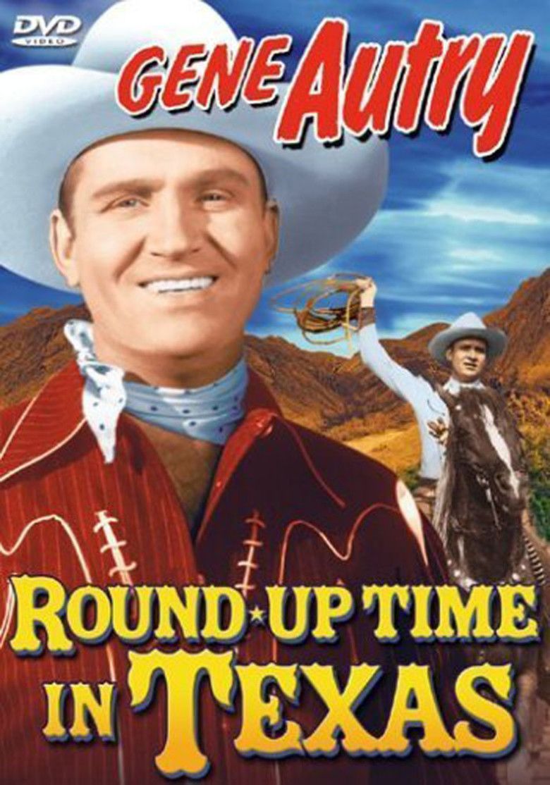 Round Up Time in Texas movie poster