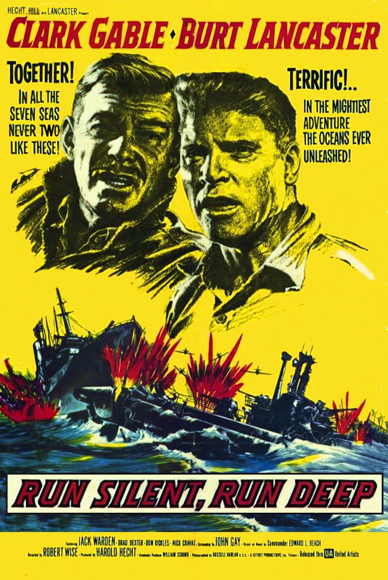 Run Silent, Run Deep (1958 film) movie poster