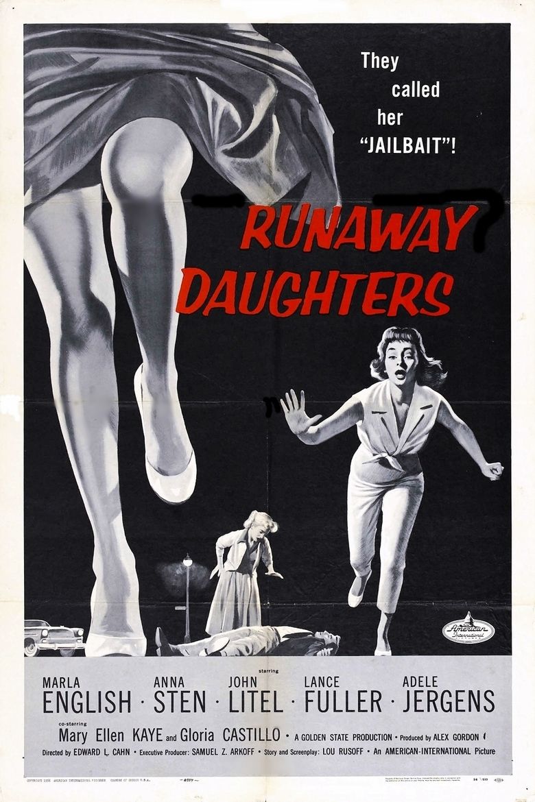 Runaway Daughters (1956 film) movie poster