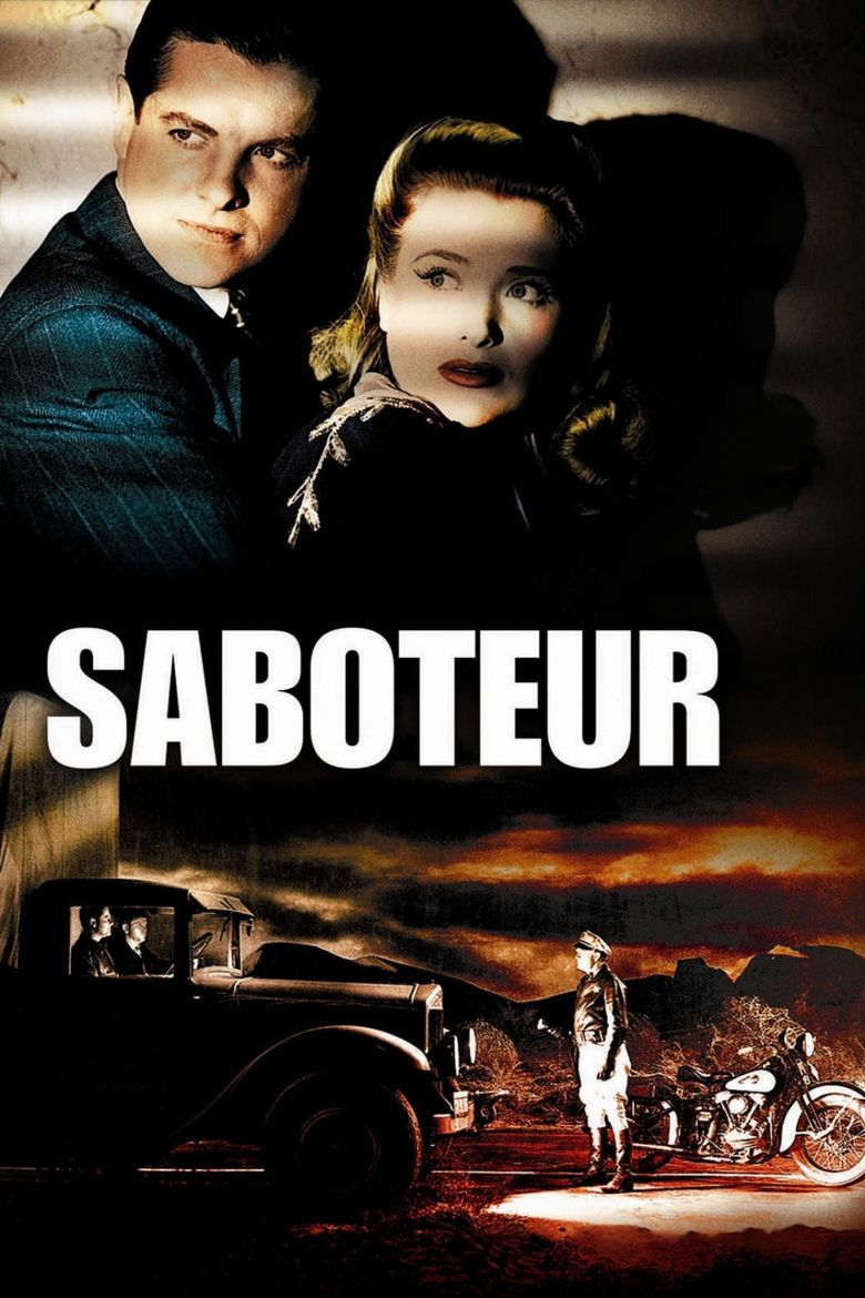 Saboteur (film) movie poster