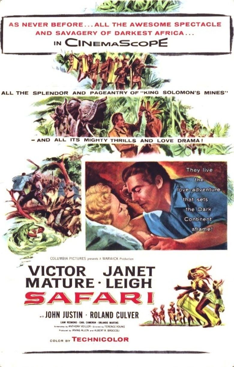 Safari (1956 film) movie poster