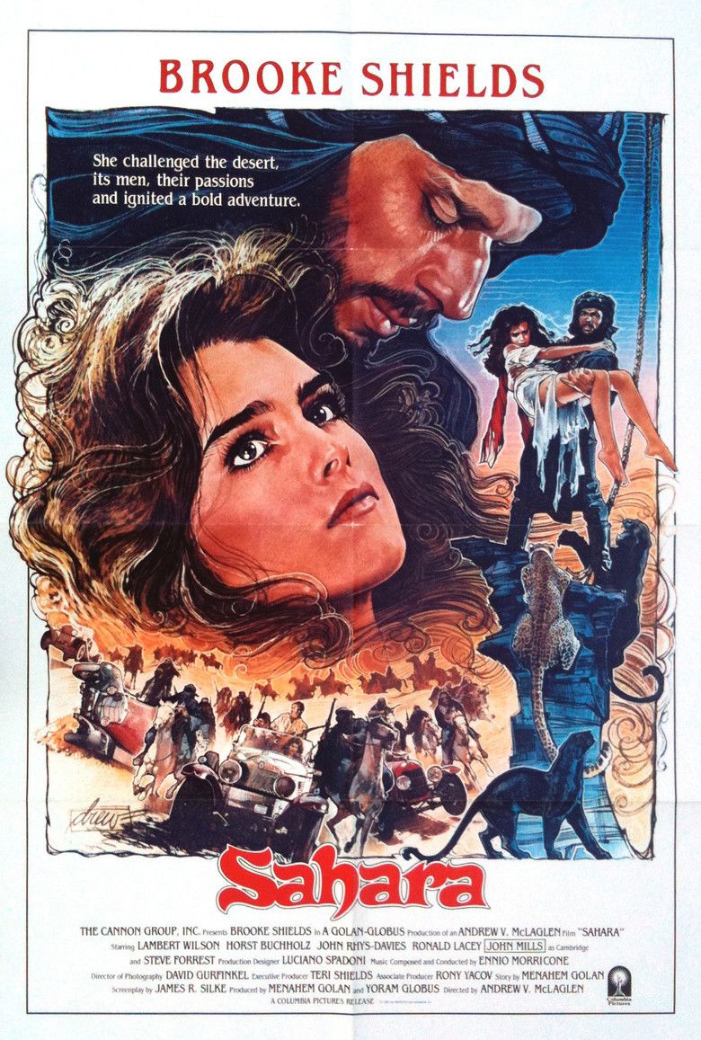 Sahara (1983 film) movie poster