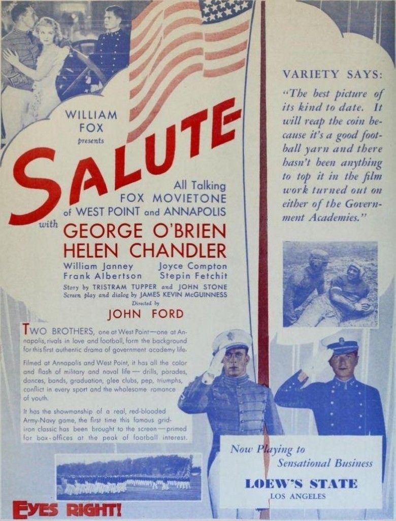 Salute (1929 film) movie poster