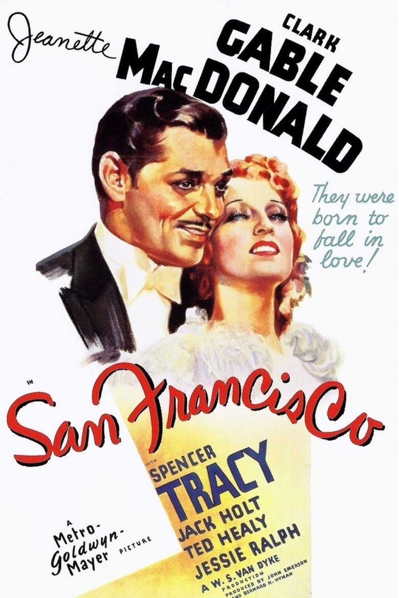 San Francisco (1936 film) movie poster