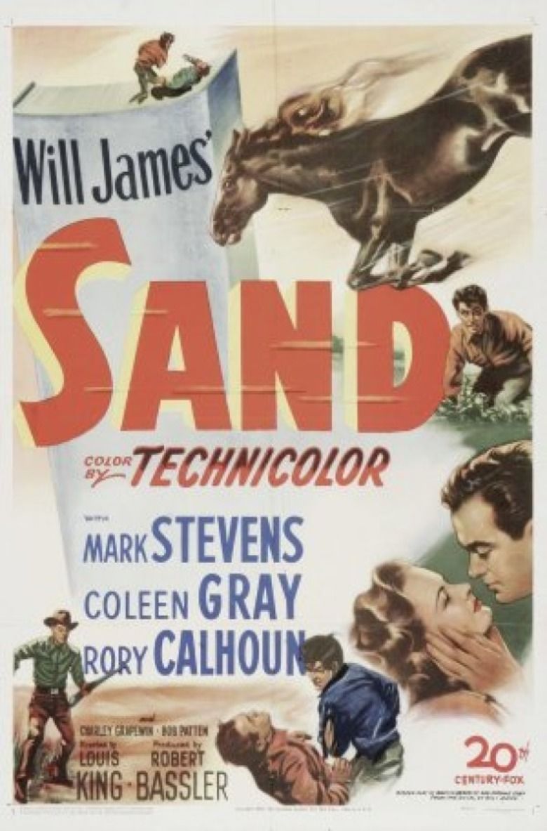 Sand (1949 film) movie poster