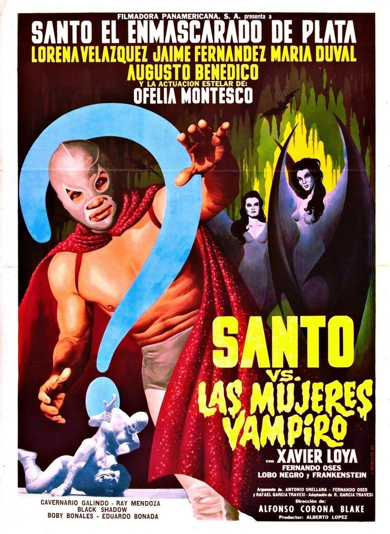 Santo vs las Mujeres Vampiro movie poster