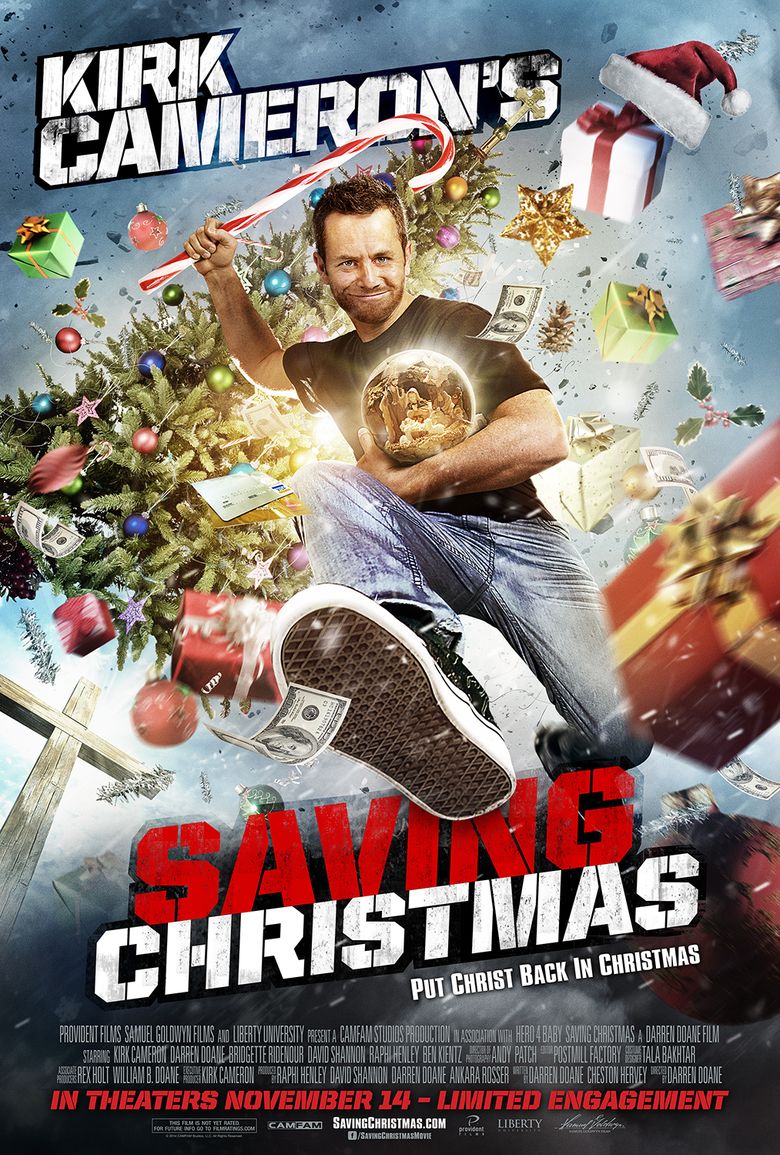 Saving Christmas movie poster
