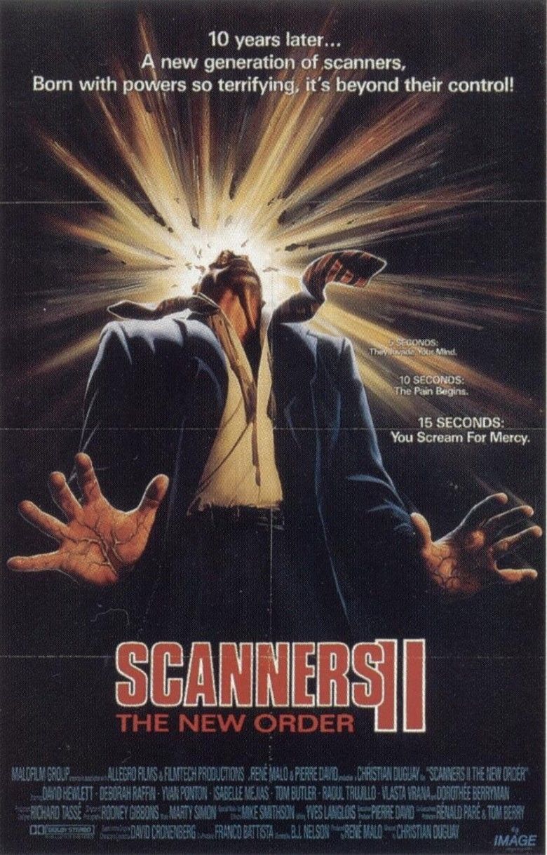 Scanners II: The New Order movie poster