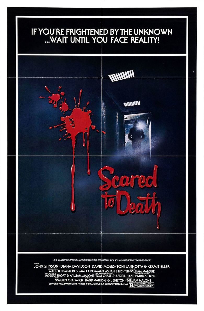 Scared to Death (1981 film) movie poster