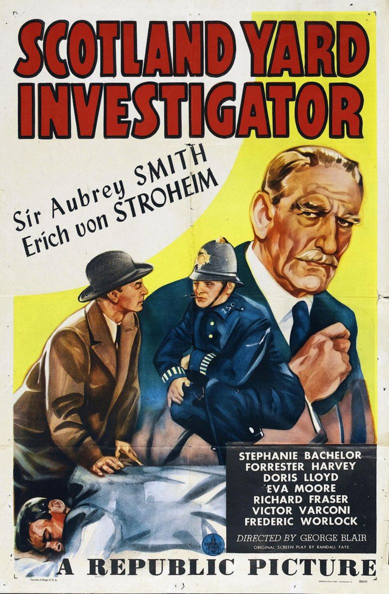 Scotland Yard Investigator movie poster