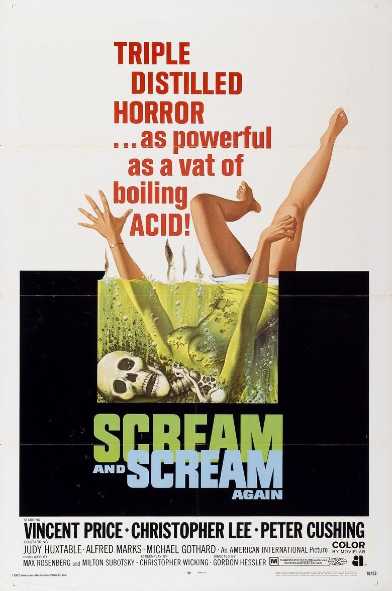 Scream and Scream Again movie poster