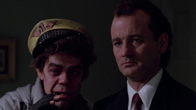 Scrooged movie scenes