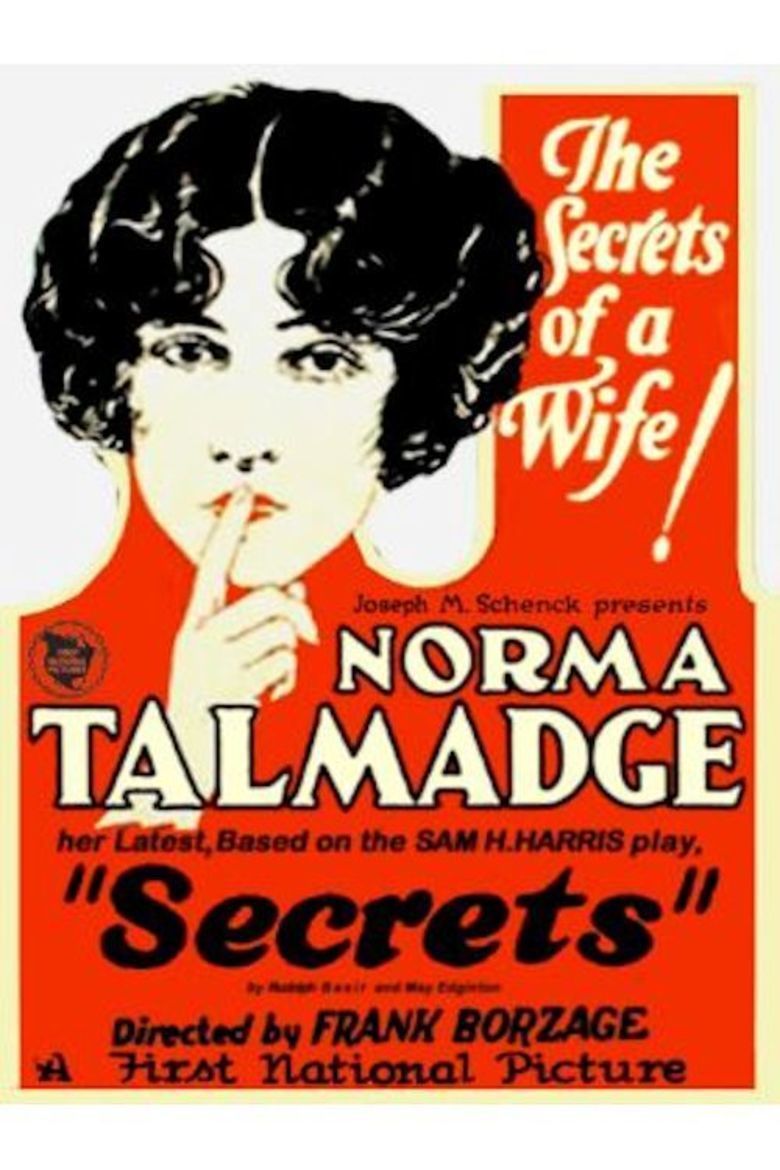 Secrets (1924 film) movie poster