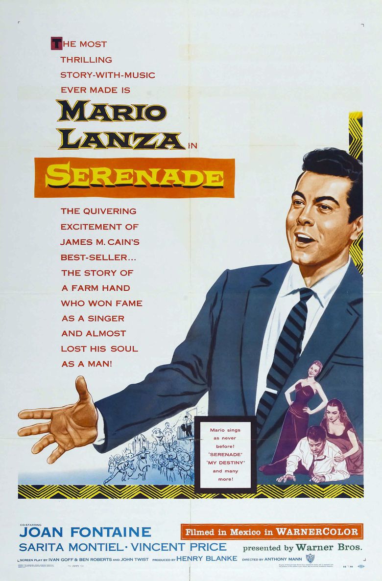 Serenade (1956 film) movie poster