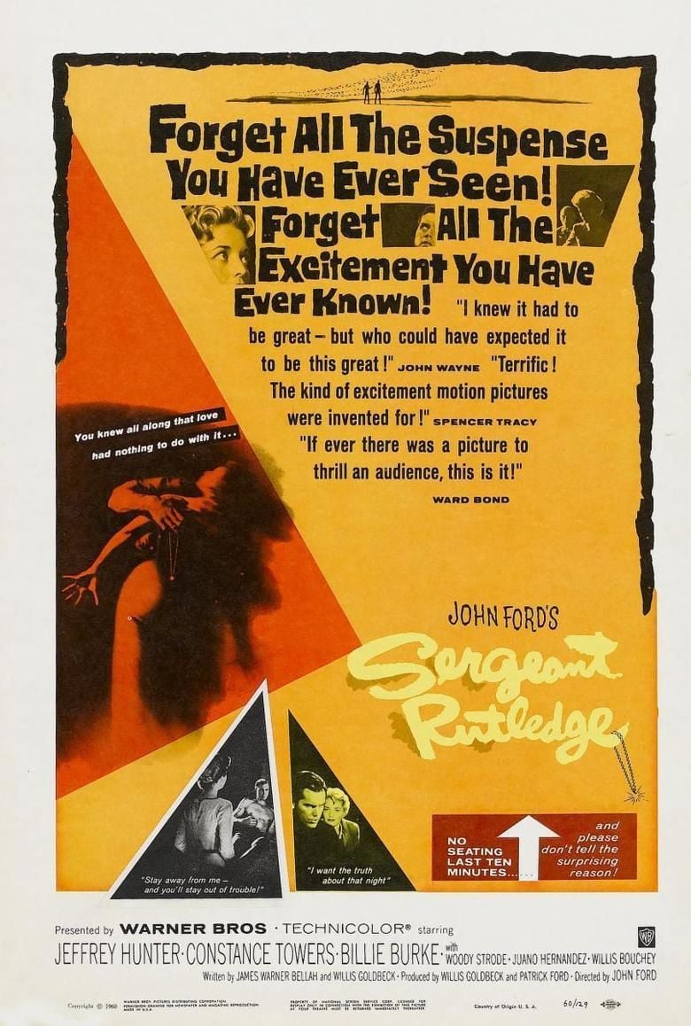 Sergeant Rutledge movie poster