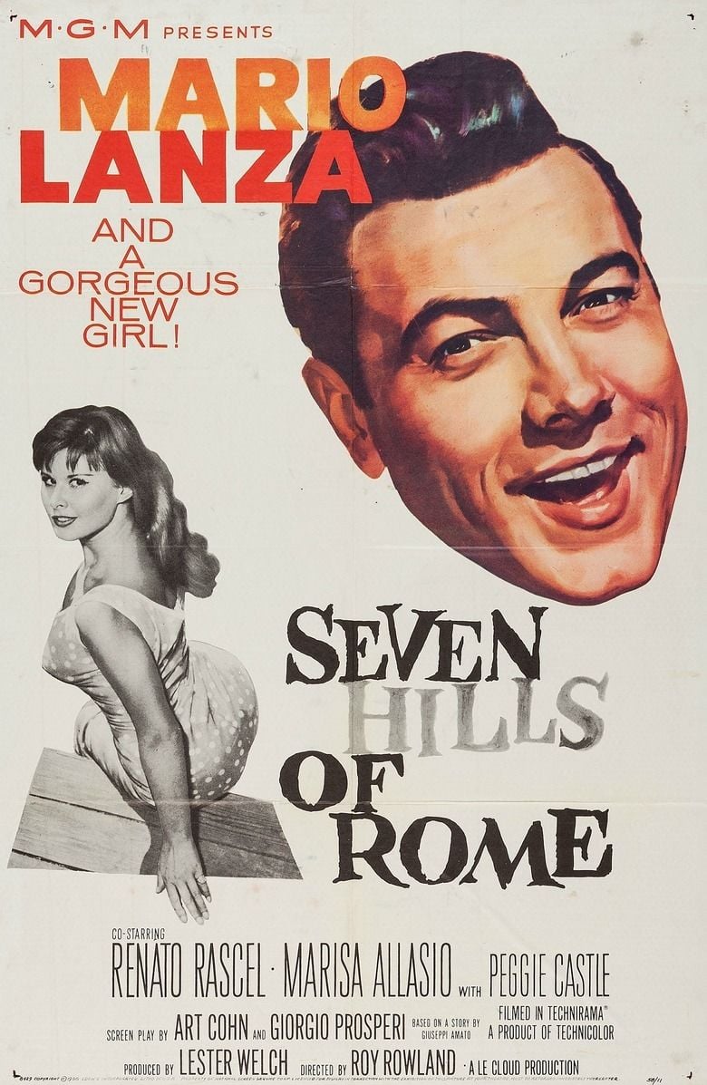 Seven Hills of Rome (film) movie poster