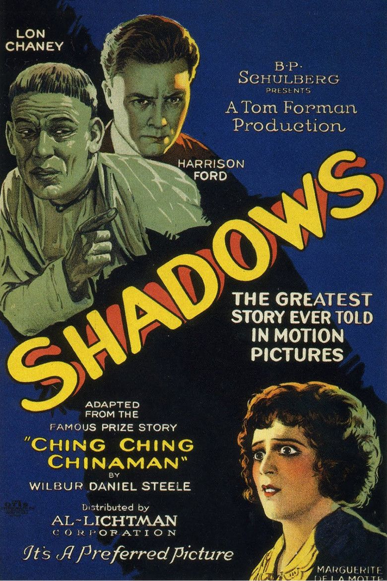 Shadows (1922 film) movie poster