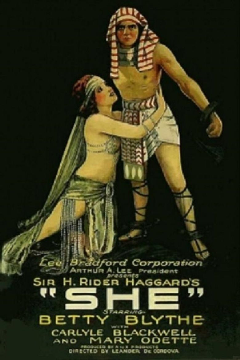 She (1925 film) movie poster