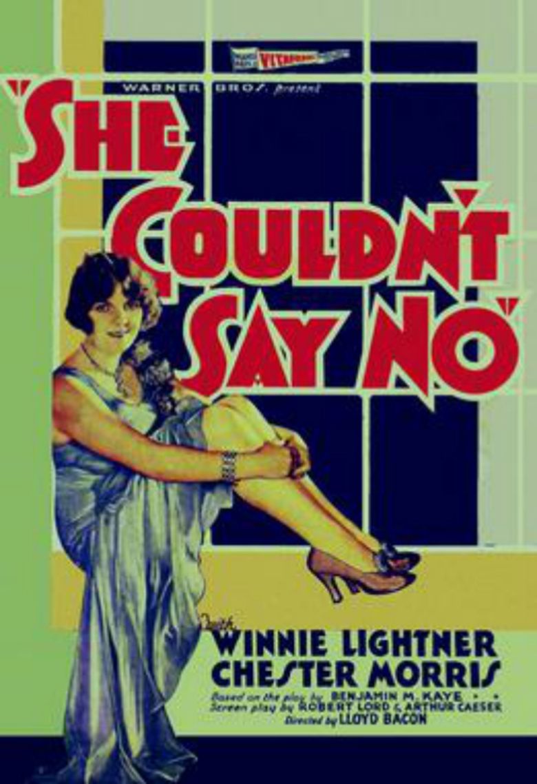 She Couldnt Say No (1930 film) movie poster