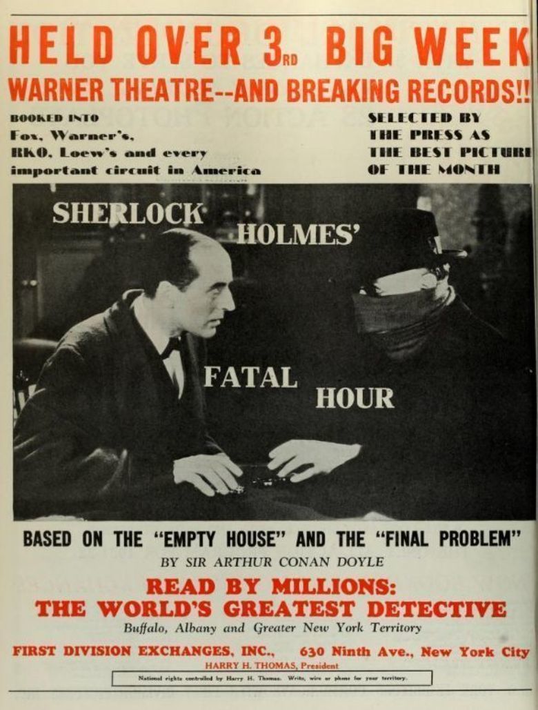 Sherlock Holmes (1931 film series) movie poster