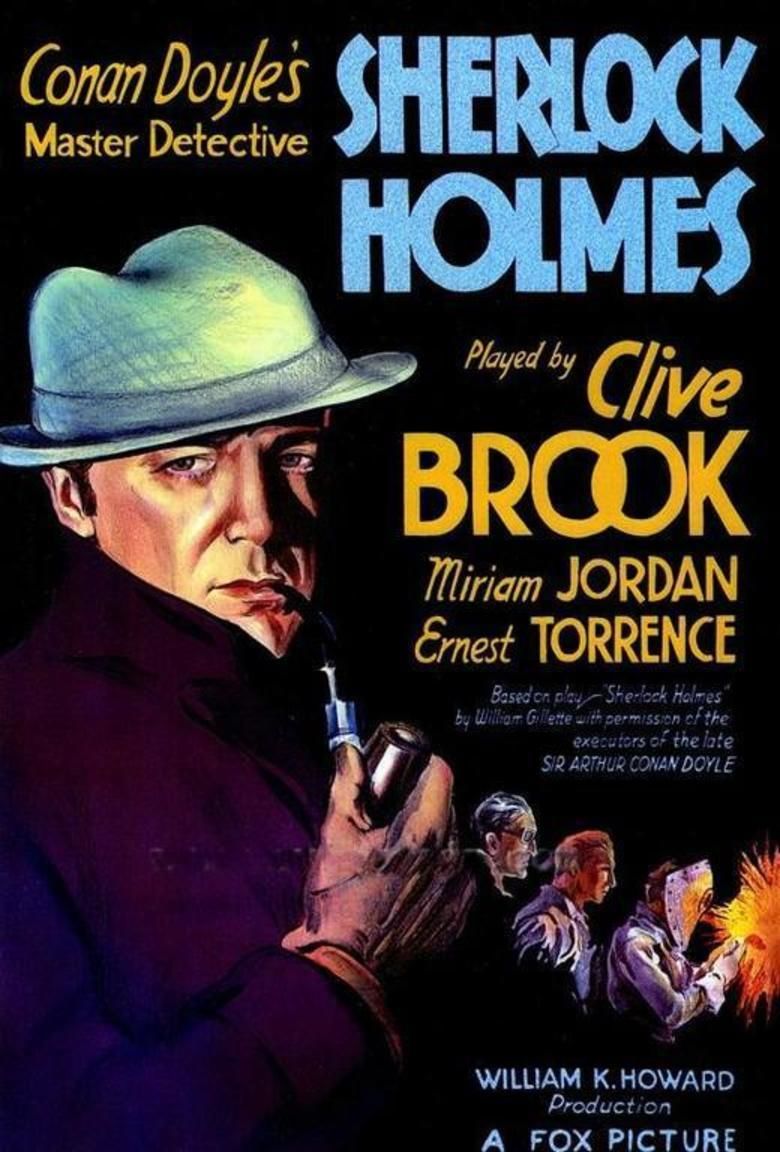 Sherlock Holmes (1932 film) movie poster